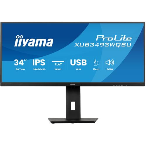 iiyama ProLite XUB3493WQSU-B6 computer monitor 86,4 cm (34") 3440 x 1440 Pixels UltraWide Quad HD LED Zwart - Image 6