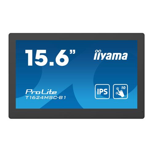 iiyama T1624MSC-B1 computer monitor 39,6 cm (15.6") 1920 x 1080 Pixels Full HD LED Touchscreen Zwart - Image 2