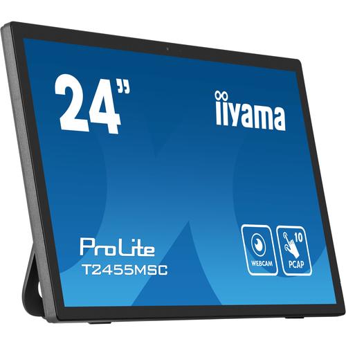 iiyama T2455MSC-B1 computer monitor 61 cm (24") 1920 x 1080 Pixels Full HD LED Touchscreen Zwart