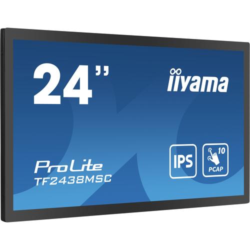 iiyama TF2438MSC-B1 computer monitor 60,5 cm (23.8") 1920 x 1080 Pixels Full HD LED Touchscreen Zwart