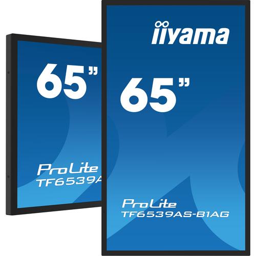 iiyama TF6539AS-B1AG computer monitor 163,8 cm (64.5") 3840 x 2160 Pixels 4K Ultra HD LED Touchscreen Zwart - Image 1