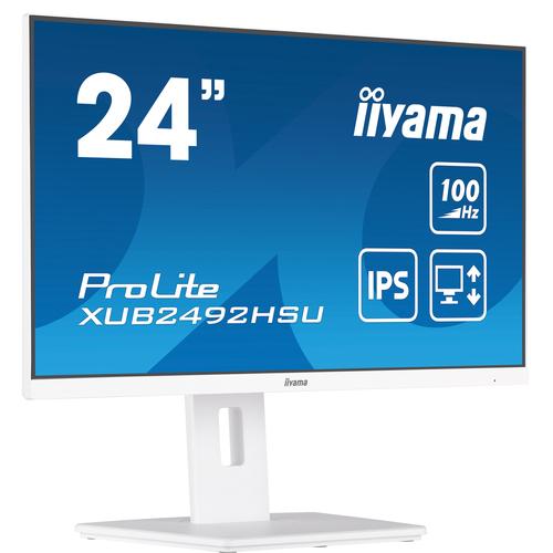 iiyama XUB2492HSU-W6 computer monitor 60,5 cm (23.8") 1920 x 1080 Pixels Full HD LED Wit - Image 1
