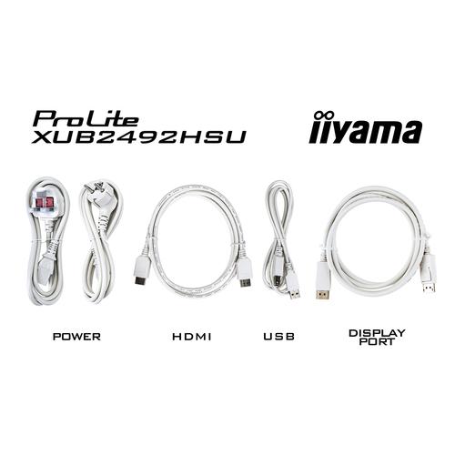iiyama XUB2492HSU-W6 computer monitor 60,5 cm (23.8") 1920 x 1080 Pixels Full HD LED Wit - Image 4
