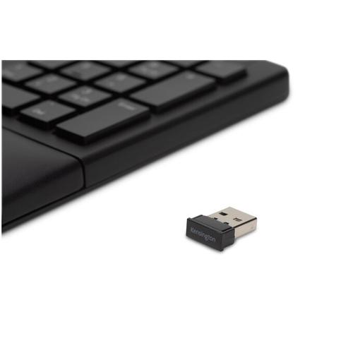 Kensington ProFit Ergo Wrlss toetsenbord Universeel RF draadloos + USB AZERTY Frans Zwart - Image 4