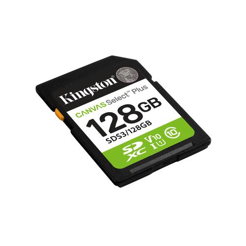 Kingston Technology 128GB SDXC Canvas Select Plus Gen3 150MB/s C10 UHS-I U1 V10 - Image 2