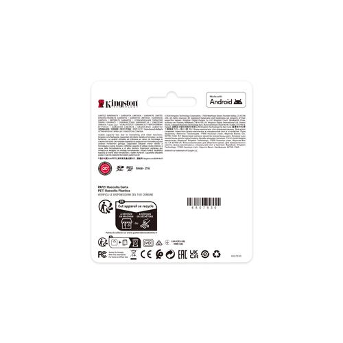 Kingston Technology 1TB microSDXC Canvas Select Plus Gen3 150MB/s A1 kaart + adapter - Image 6