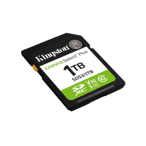 Kingston Technology 1TB SDXC Canvas Select Plus Gen3 150MB/s C10 UHS-I U3 V30 - Image 2