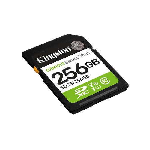 Kingston Technology 256GB SDXC Canvas Select Plus Gen3 150MB/s C10 UHS-I U1 V10 - Image 2