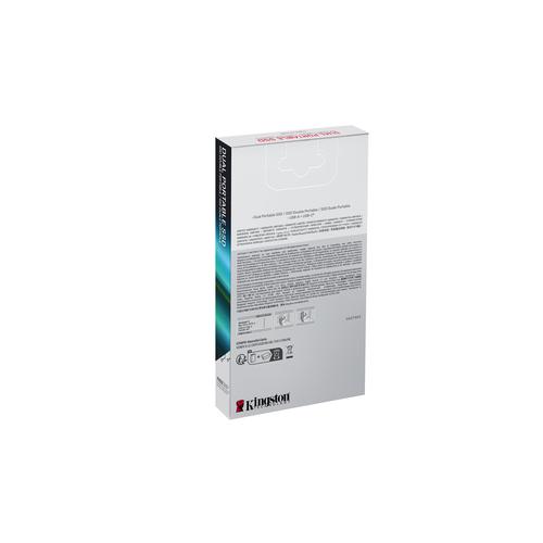 Kingston Technology 2TB Draagbare SSD met Dual USB-A/C, tot 1050MB/s USB 3.2 Gen 2 - Image 6