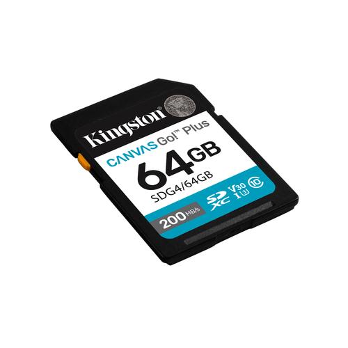 Kingston Technology Canvas Go! Plus 64GB SDXC Canvas Go Plus Gen4 200MB/s C10 UHS-I U3 V30 - Image 2