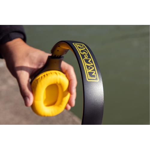 Konix 82541120664 hoofdtelefoon/headset Bedraad en draadloos Hoofdband Oproepen/muziek Bluetooth Zwart, Geel - Image 2