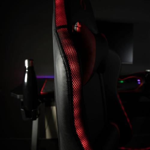 Konix Phantom Universele gamestoel Zwart, Rood - Image 6