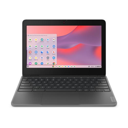 Lenovo 100e Chromebook Gen 4 (Intel) Intel® N N100 29,5 cm (11.6") Touchscreen HD 8 GB LPDDR5-SDRAM 64 GB eMMC Wi-Fi 6E (802.11ax) ChromeOS Engels Grijs - Image 1