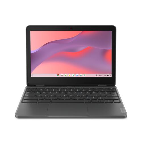 Lenovo 300e Yoga Chromebook Gen 4 MediaTek Kompanio 520 29,5 cm (11.6") Touchscreen HD 4 GB LPDDR4x-SDRAM 32 GB eMMC Wi-Fi 6 (802.11ax) ChromeOS Engels Grijs - Image 1