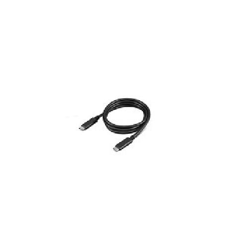 Lenovo 4X90U90619 USB-kabel USB 3.2 Gen 2 (3.1 Gen 2) 1 m USB C Zwart