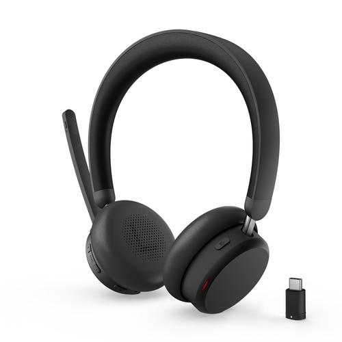 Lenovo 6550 Headset Draadloos Hoofdband Kantoor/callcenter USB Type-C Bluetooth Zwart - Image 3