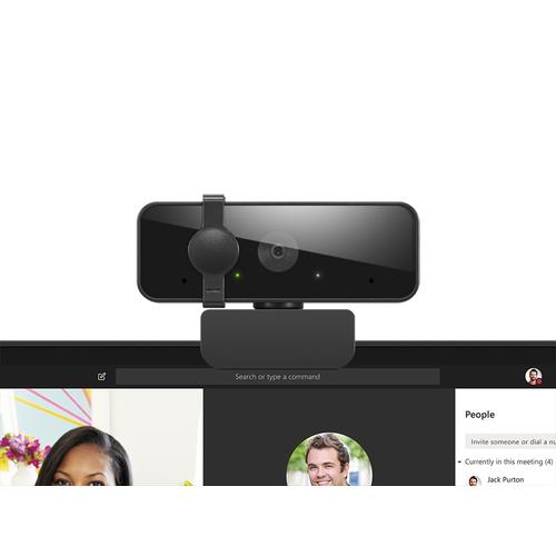 Lenovo Essential FHD Gen2 webcam 1920 x 1080 Pixels USB 2.0 Zwart - Image 7