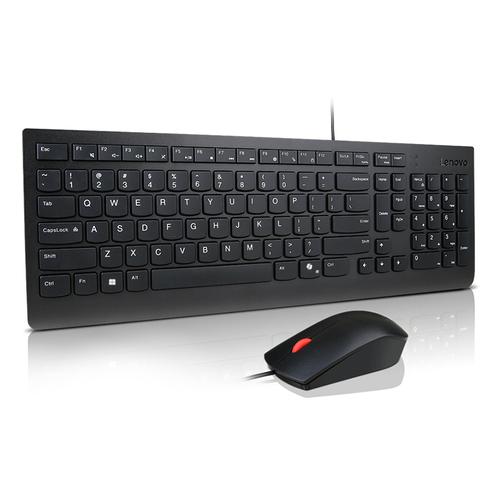 Lenovo KB MICE_BO Essencial WR KBMS GB A1 toetsenbord Inclusief muis Universeel USB Brits Engels Zwart - Image 2