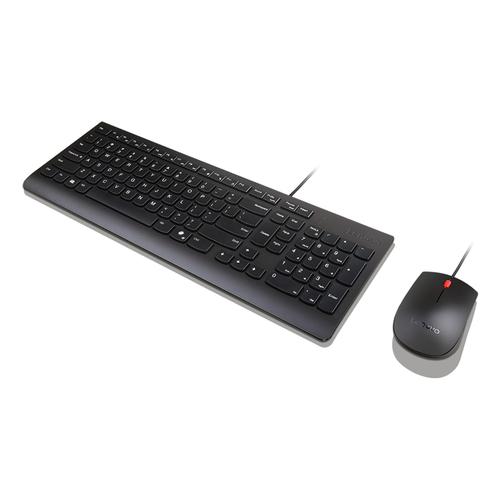 Lenovo KB MICE_BO Essencial WR KBMS GB A1 toetsenbord Inclusief muis Universeel USB Brits Engels Zwart - Image 3