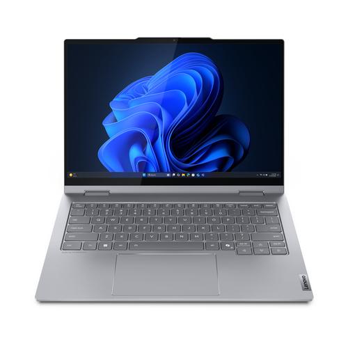 Lenovo ThinkBook 14 2-in-1 G5 IAU Intel Core Ultra 5 225U Hybride (2-in-1) 35,6 cm (14") Touchscreen WUXGA 16 GB DDR5-SDRAM 512 GB SSD Wi-Fi 6E (802.11ax) Windows 11 Pro US International Grijs - Image 1
