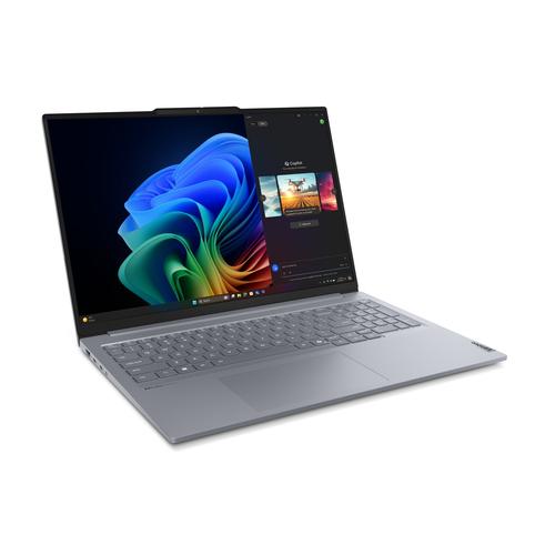 Lenovo ThinkBook 16 G7 QOY Copilot+ PC Qualcomm Snapdragon X1P-42-100 Laptop 40,6 cm (16") WUXGA 32 GB LPDDR5x-SDRAM 1 TB SSD Wi-Fi 7 (802.11be) Windows 11 Pro Engels Grijs - Image 10
