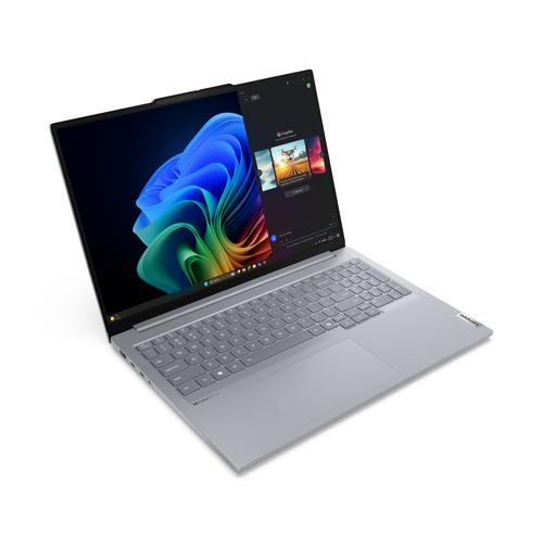 Lenovo ThinkBook 16 G7 QOY Copilot+ PC Qualcomm Snapdragon X1P-42-100 Laptop 40,6 cm (16") WUXGA 32 GB LPDDR5x-SDRAM 1 TB SSD Wi-Fi 7 (802.11be) Windows 11 Pro Engels Grijs - Image 8