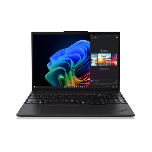 Lenovo ThinkPad T16 Gen 4 (AMD) Copilot+ PC AMD Ryzen AI 5 340 Laptop 40,6 cm (16") WUXGA 16 GB DDR5-SDRAM 512 GB SSD Wi-Fi 7 (802.11be) Windows 11 Pro Engels Zwart - Image 1