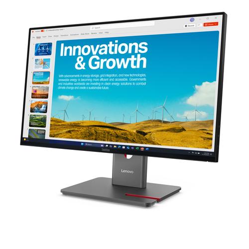 Lenovo ThinkVision P24QD-40 computer monitor 60,5 cm (23.8") 2560 x 1440 Pixels Quad HD LCD Zwart - Image 4