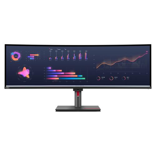 Lenovo ThinkVision P49w-30 computer monitor 124,5 cm (49") 5120 x 1440 Pixels DQHD LED Zwart - Image 1