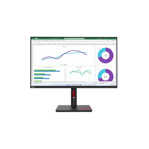 Lenovo ThinkVision T32h-30 computer monitor 80 cm (31.5") 2560 x 1440 Pixels Quad HD LED Zwart - Image 1