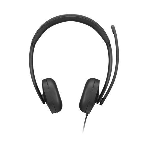 Lenovo VoIP Headset 5000 Bedraad Hoofdband Kantoor/callcenter USB Type-C Zwart - Image 1