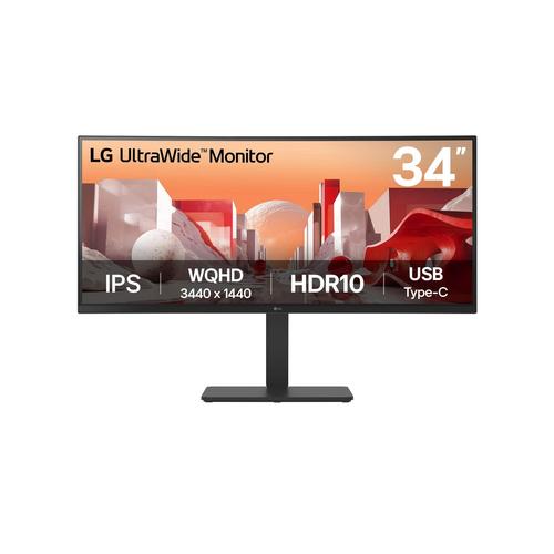 LG 34BA75QE-B computer monitor 86,4 cm (34") 3440 x 1440 Pixels Wide Quad HD LCD Zwart - Image 1