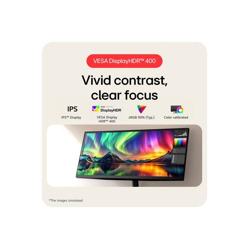 LG 34U511A-B LED display 86,4 cm (34") 2560 x 1080 Pixels WFHD Zwart - Image 6