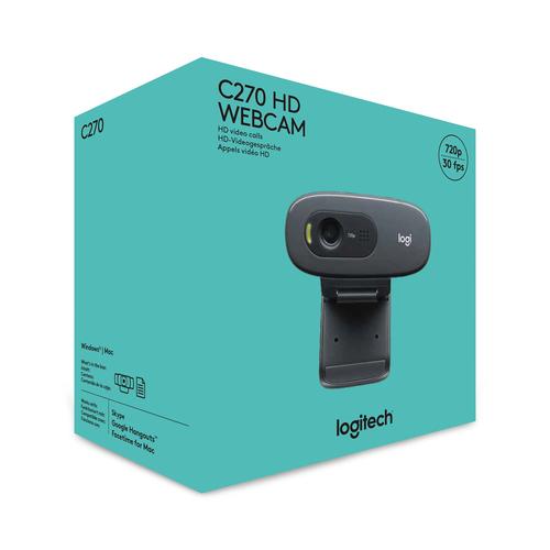 Logitech 960-001063 webcam 3 MP 1280 x 720 Pixels USB Grijs, Donkergrijs - Image 2