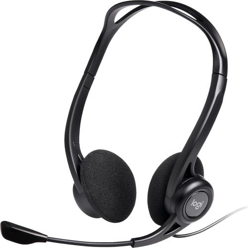 Logitech 981-000100 hoofdtelefoon/headset Bedraad Hoofdband Oproepen/muziek USB Type-A Zwart - Image 1