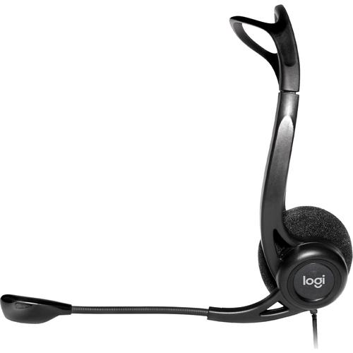 Logitech 981-000100 hoofdtelefoon/headset Bedraad Hoofdband Oproepen/muziek USB Type-A Zwart - Image 3