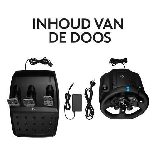 Logitech G G923 Zwart USB 2.0 Stuurwiel + pedalen Analoog/digitaal PC, Xbox One, Xbox Series S, Xbox Series X - Image 3