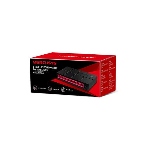 Mercusys MS108G netwerk-switch Unmanaged Gigabit Ethernet (10/100/1000) Zwart - Image 4