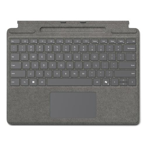 Microsoft Surface Pro KB w/ PenStor QWERTY Microsoft Cover port Platina - Image 1
