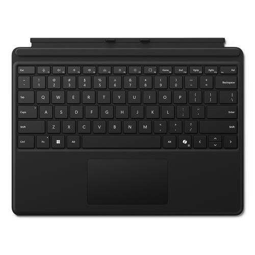 Microsoft Surface Pro Keyboard AZERTY Belgisch Microsoft Cover port Zwart - Image 1