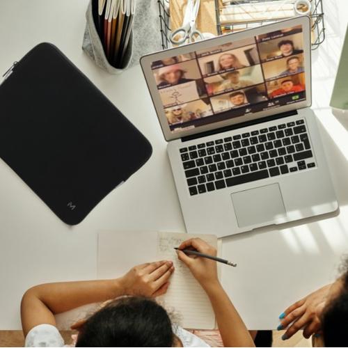 Mobilis 049016 laptoptas 35,6 cm (14") Opbergmap/sleeve Zwart, Grijs - Image 2