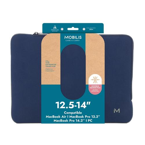 Mobilis 049021 laptoptas 35,6 cm (14") Opbergmap/sleeve Blauw, Grijs - Image 2