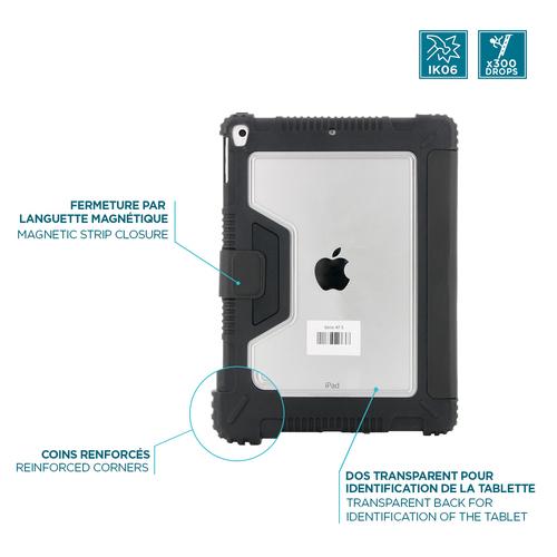 Mobilis Rugged Case for iPad 10.2'' 9th/8th/7th 25,9 cm (10.2") Folioblad Zwart - Image 3