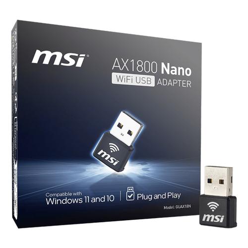 MSI AX1800 Nano WiFi USB Adapter interfacekaart/-adapter USB 2.0 - Image 5