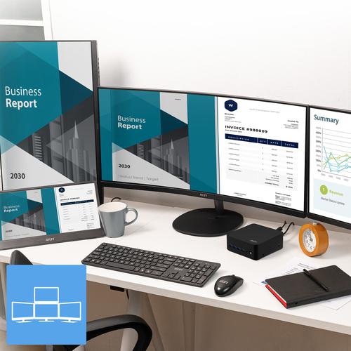 MSI Cubi Z AI 8M AMD Ryzen 5 8645HS Barebone 0.9L sized PC Zwart AMD SoC 4,3 GHz Ingebouwde luidsprekers - Image 3