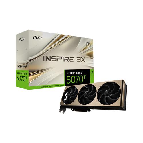 MSI GEFORCE RTX 5070 TI 16G INSPIRE 3X OC videokaart NVIDIA 16 GB GDDR7 - Image 7