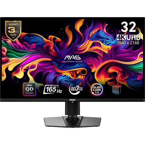MSI MAG 321UP QD-OLED computer monitor 80 cm (31.5") 3840 x 2160 Pixels 4K Ultra HD Zwart - Image 1