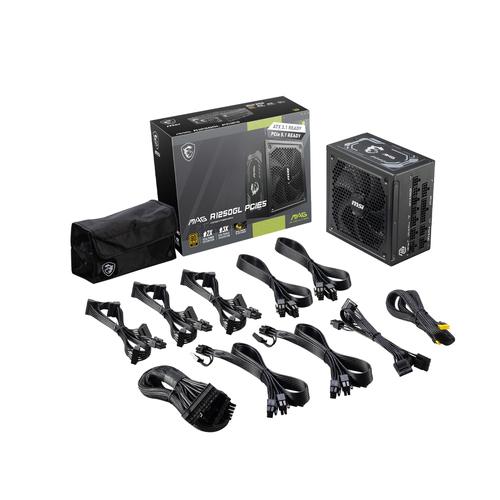 MSI MAG A1250GL PCIE5 power supply unit 1250 W 24-pin ATX ATX Zwart - Image 5