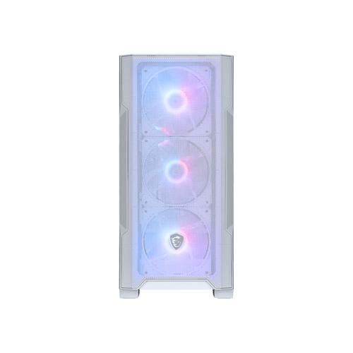 MSI MAG Forge M100R Midi Tower Transparant, Wit - Image 2