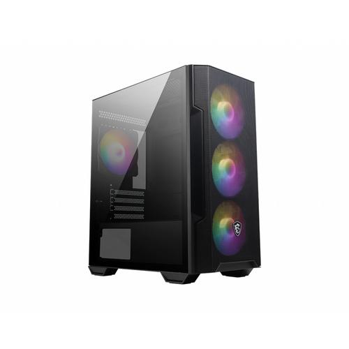 MSI MAG Forge M100R Midi Tower Zwart, Transparant - Image 1
